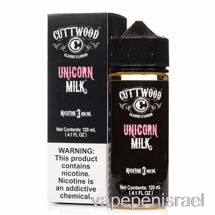 חד פעמי Vape Israel Unicorn Milk - Cuttwood - 120ml 3mg